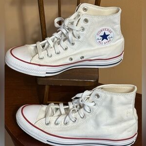 Converse Chuck Taylor All Star High Top Sneakers - White Women’s size 9